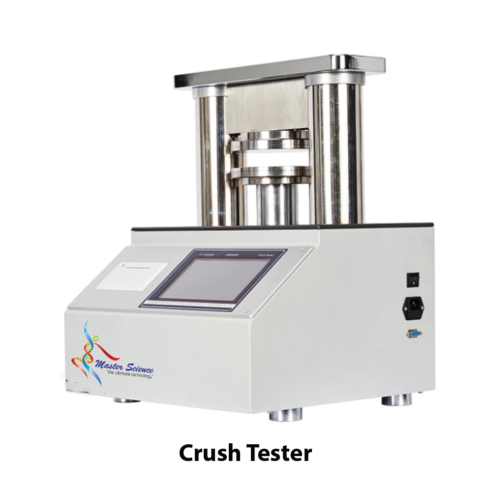 Cardboard Crush Tester Paper Compression Analyzer - 10 to 3000 N - 500 mm per min