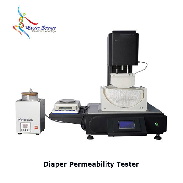 Diaper Permeability Tester Absorption Analyzer – Flow Rate 200-800mL/min Accuracy 0.01s