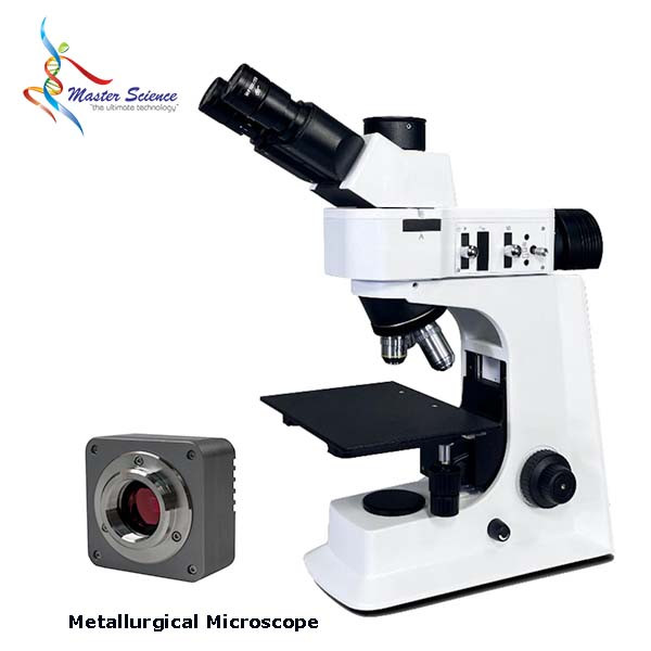 High-Precision Trinocular Metallurgical Microscope (MSBS6001TRSWISS) with USB Digital Camera (MSBUC1D510BCSWISS)