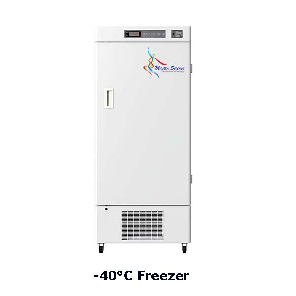 Discover the MASTER SCIENCE -40°C Freezer: Temperature range of -15°C to -40°C, 268L storage capacity – Precision Storage for Your Laboratory Needs