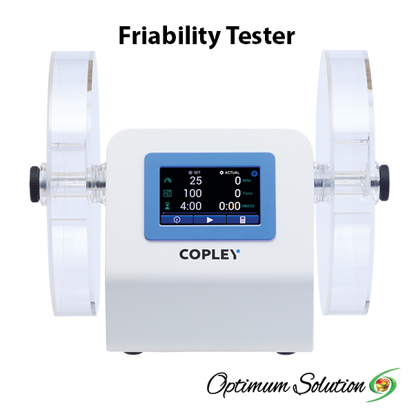Friability Tester Tablet Abrasion Analyzer - 2 drums - variable speed
