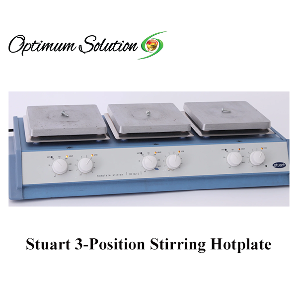 Hotplate Magnetic Stirrer, 3-Station, Individual Control