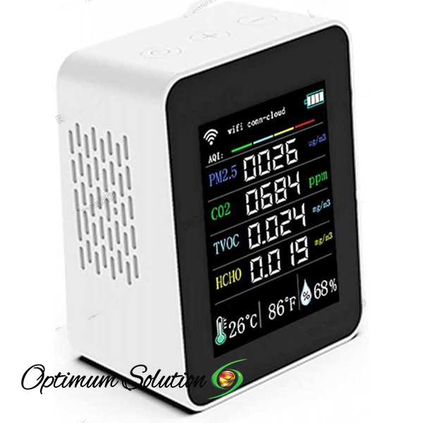 Air Quality Monitor Environmental Sensor - 0-9999 µg/m³ PM2.5 - 400-5000 PPM CO2